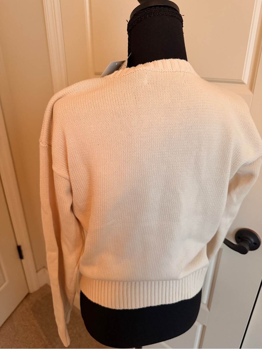 NWT Ralph Lauren Women’s Cream Dachshund Knit Intarsia Sweater - Picture 5 of 6